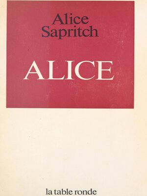 cover image of Alice